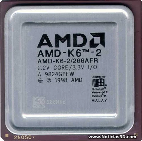 1996: Los AMD K6 y AMD K6-2