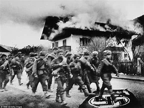 Hilter's troops enter Austria