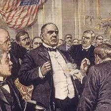 Named President when McKinley is assassinated