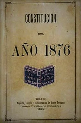 CONSTITUCIÓN DE 1876