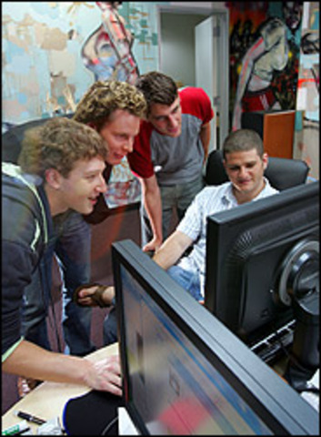 Facebook incorporates into a new company, and Sean Parker becomes its president