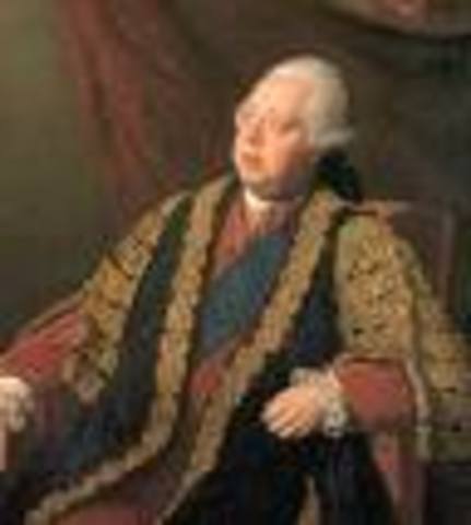 Lord North resigned as British prime minister