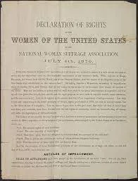 Declaration of the Rights of Women