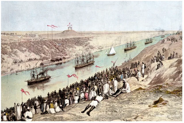 Inaguración del Canal de Suez