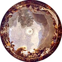 La volta de l'ermita de Sant Antoni de la Florida.