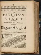 Petition of right signed