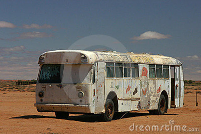 On the bus to 'Camp Green Lake'