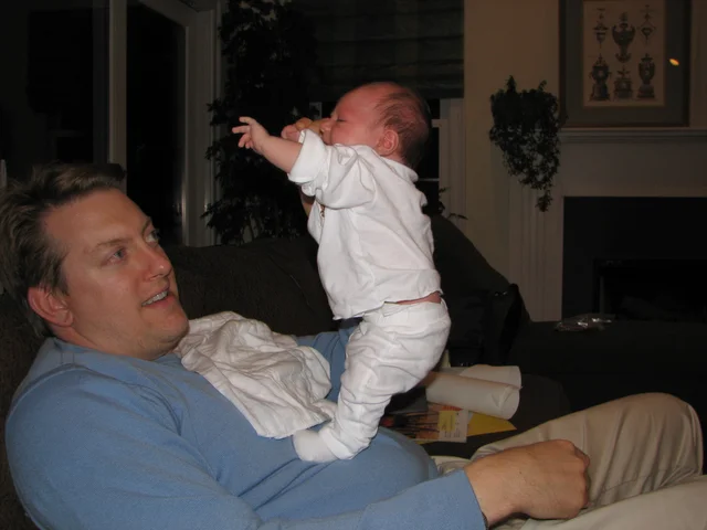 Rob and Merrill had their second child John.