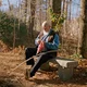 Daniel dennett on bench