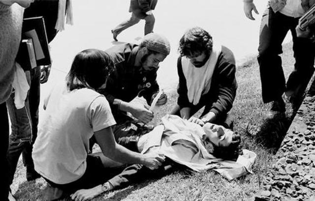 National Guard Opens Fire