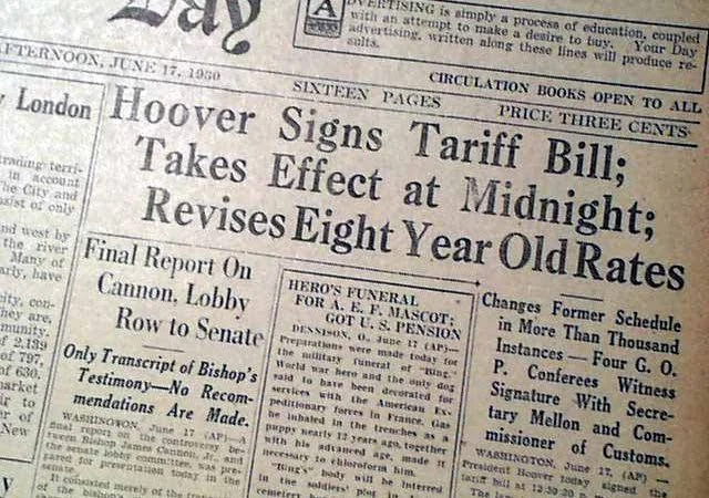 Smoot-Hawley Tariff