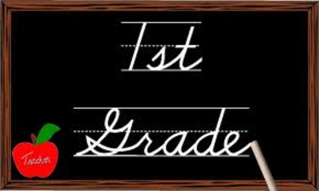 I started 1st grade!