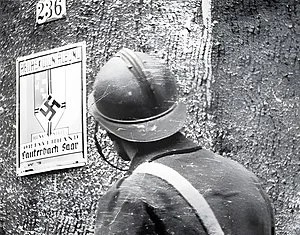 Alemania incorpora el Sarre al III Reich