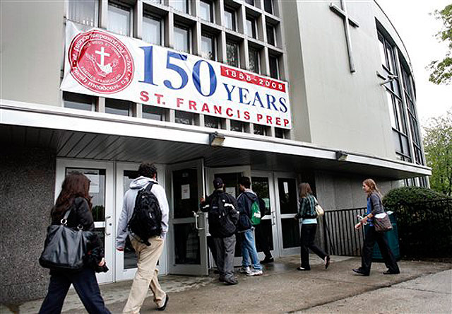 Vince went to highschool.