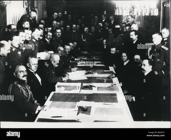 Russia signs armistice with Germany