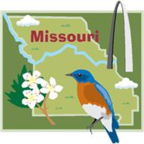 James Bowie's family moves to Missouri