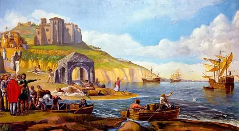 Columbus set sail from Palos de la Frontera,