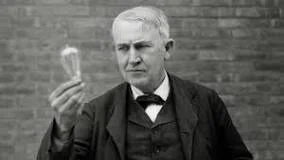 Thomas Edison perfects the lightbulb