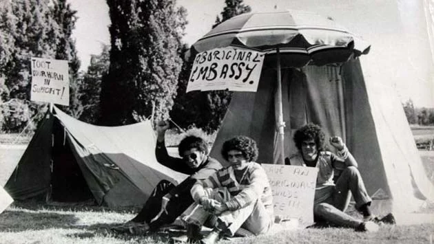 Aboriginal tent embassy set up in Canberra