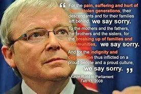 Saying sorry