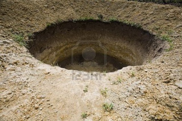 Stanley dug his first hole.