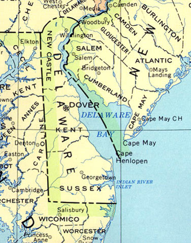 Delaware becomes first state to rtify U.S. Constituion.