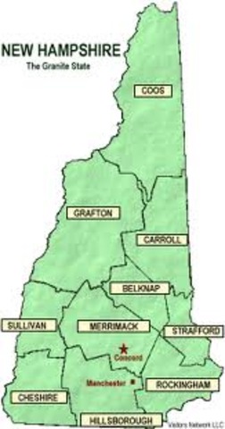 New Hampshire becomes the ninth state to ratify the US Constitution, allowing it to go into effect