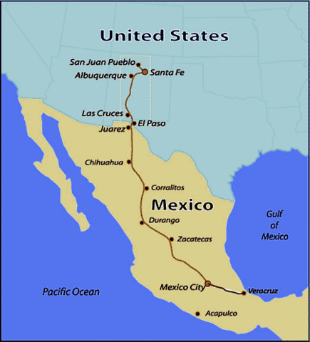 Aztecs migrate south