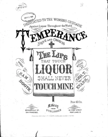 The founding of the Women's Christian Temperance Union (WCTU)