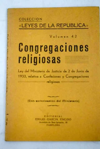Ley de Confesiones y Congregaciones Religiosas