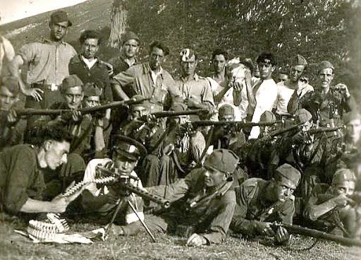 Abandono de los guerrilleros del maquis