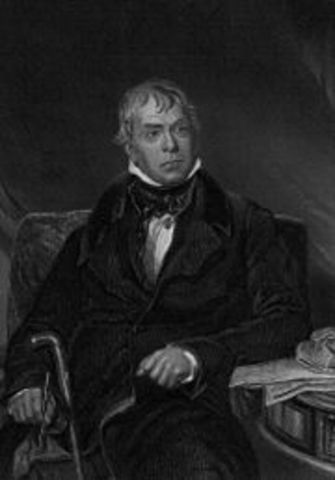 Fallece el poeta escoces Sir Walter Scott