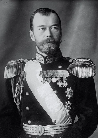 Tsar Nicholas II Takes control of Russian military and mobilizes troops
