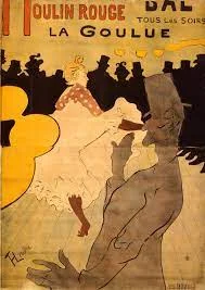 PÓSTER "MOULIN ROUGE" - LA GOULUE