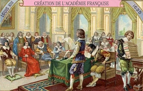 Fondation de l'académie française par Richelieu