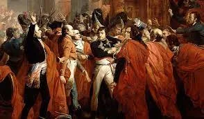 Napoleon launches a Coup d’Etat on the weak & corrupt Directory.