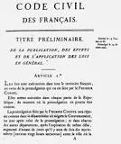 Creation of Napoleonic Code