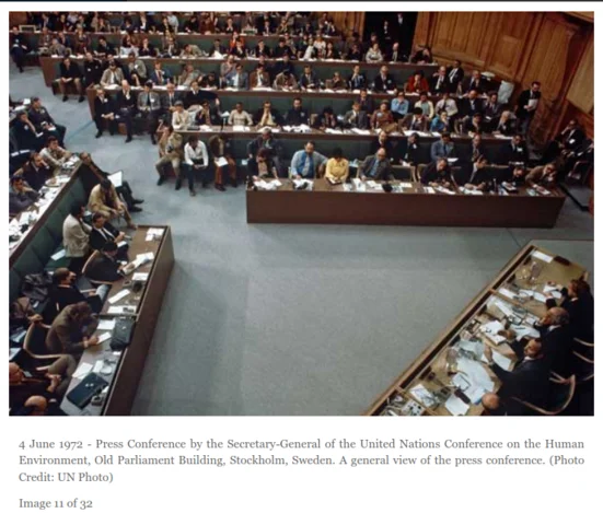 Conferência das Nações Unidas sobre o Ambiente Humano ou  Conferência de Estocolmo