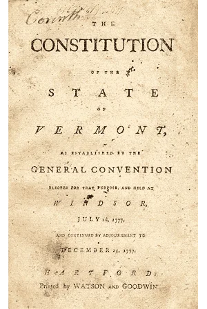 Vermont Makes a Change