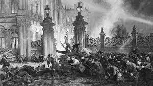 Bolsheviks overthrow the Provisional Government and take control