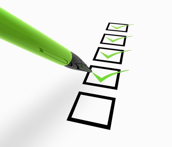 Eligibility checklist developed