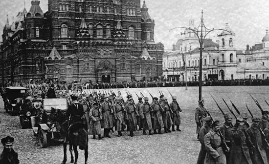Bolsheviks overthrow the Provisional Government and take control