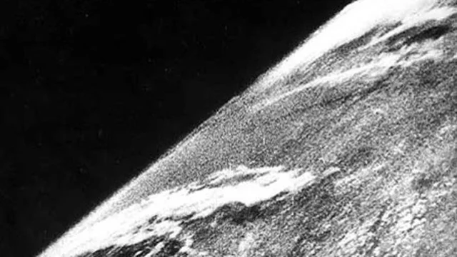 First photo of earth from space
