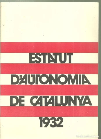 Aprobación del estatuto de autonomía de Cataluña