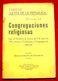 Ley de Congregaciones.