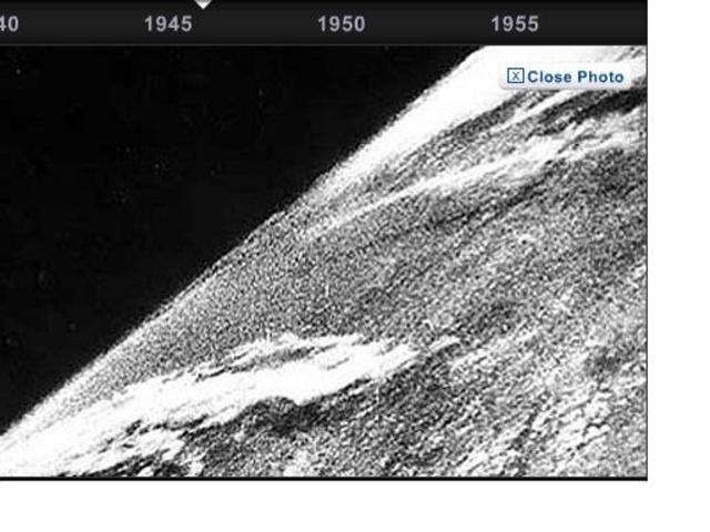 First Photo Taken From Space