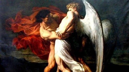 La lotta tra Giacobbe e l' Angelo