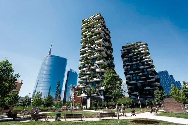 El Bosco Verticale de Milán,