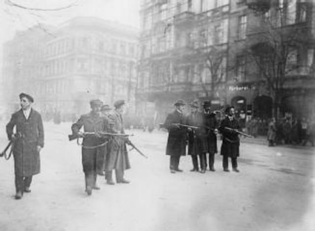 Spartacist Uprising in Berlin