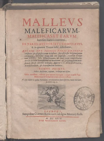 La Inquisión. Malleus Maleficarum.